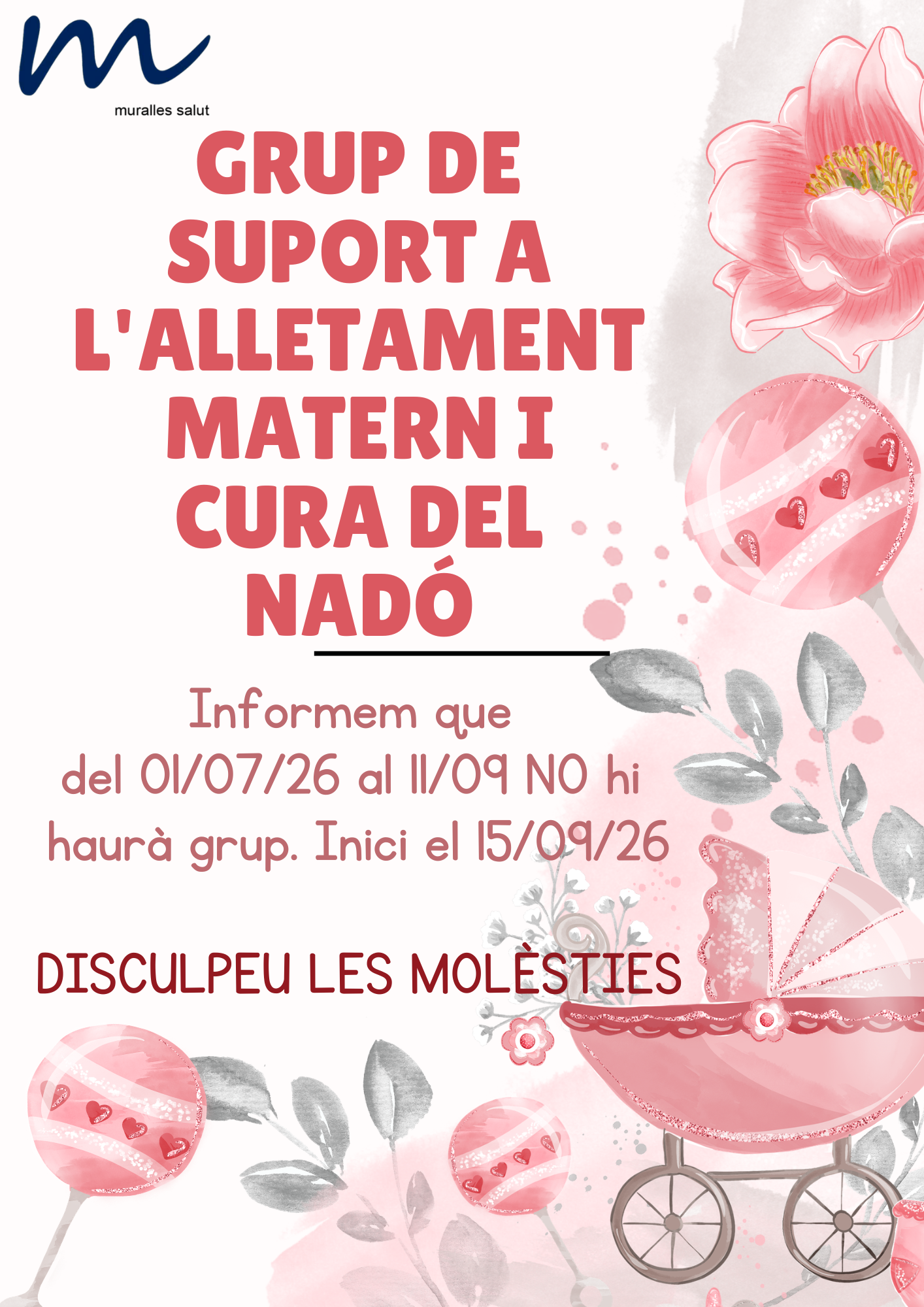 SUPORT A L'ALLETAMENT MATERN I CURA DEL NADÓ